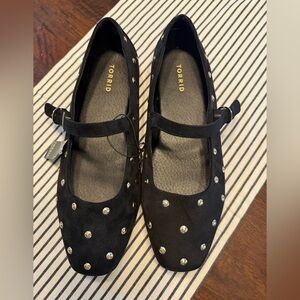 Torrid Black Studded Flats